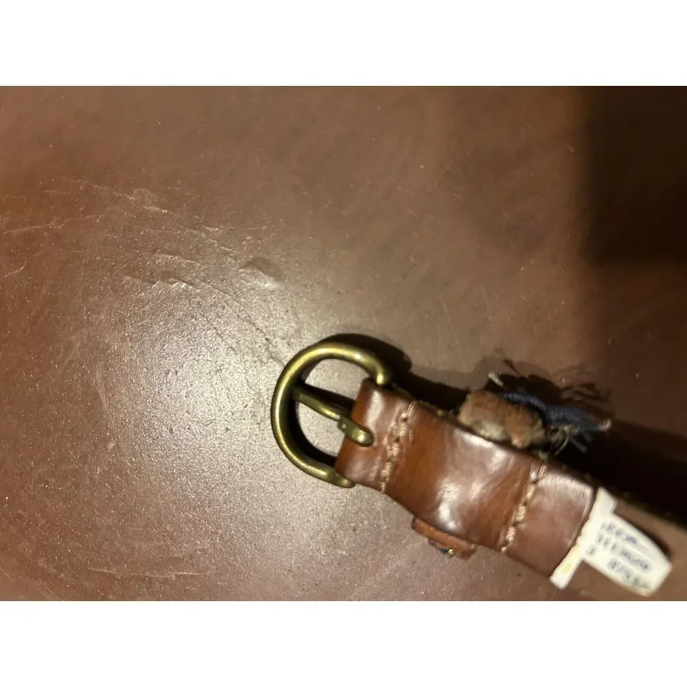AEO American Eagle‎ Outfitters Tan Leather BELT SIZE S - 38
